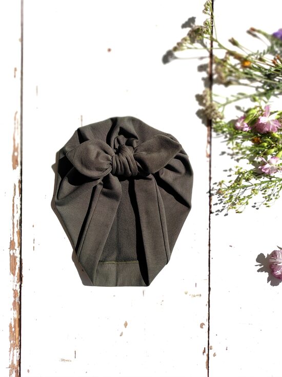 TURBĀNCEPURE - haki zaļš