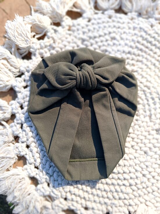 TURBĀNCEPURE - haki zaļš