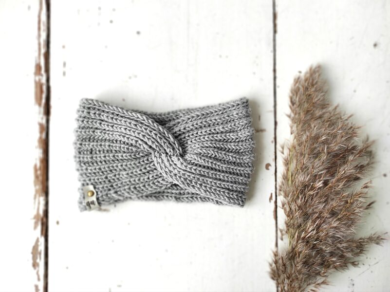 adīta matu lenta "vilnītis" - PELĒKS